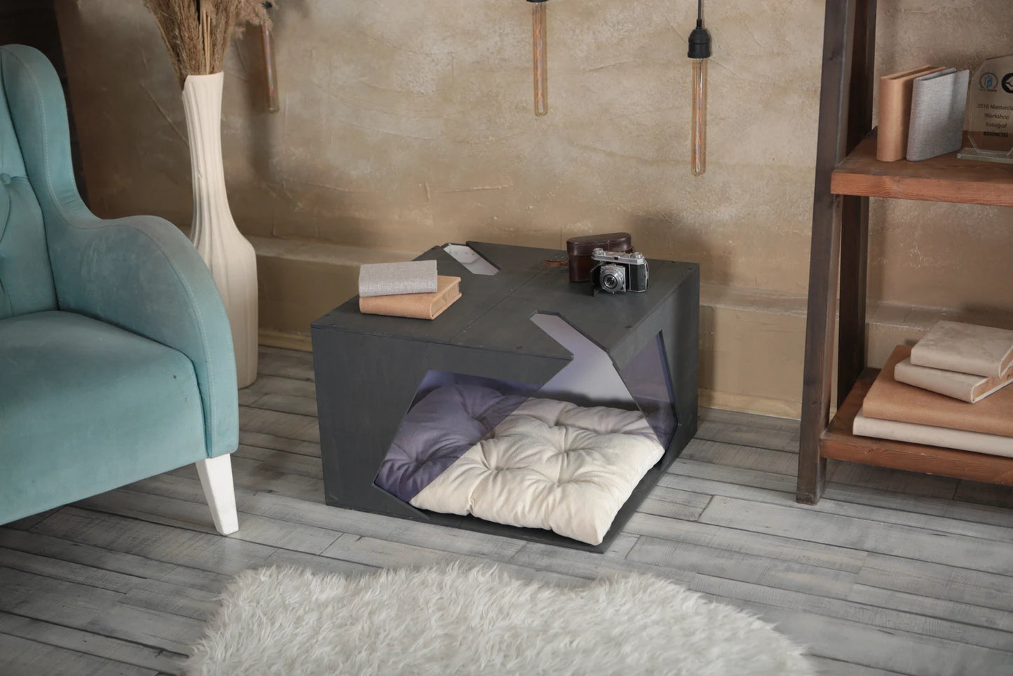 Modern Luxury Dog House, Dog Bed, Cat Bed, Dog House Indoor, Pet furniture, Wood Dog House