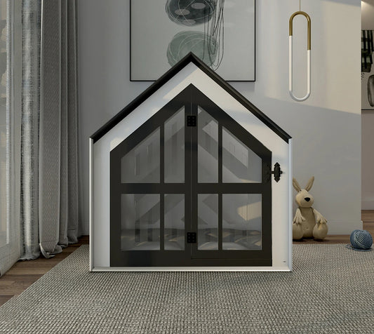 Limited Edition Large Dog Crate With Dog Bed, Luxury Dog Kennel Furniture, Wooden Dog Indoor House, Cat Bed, Cat Hous