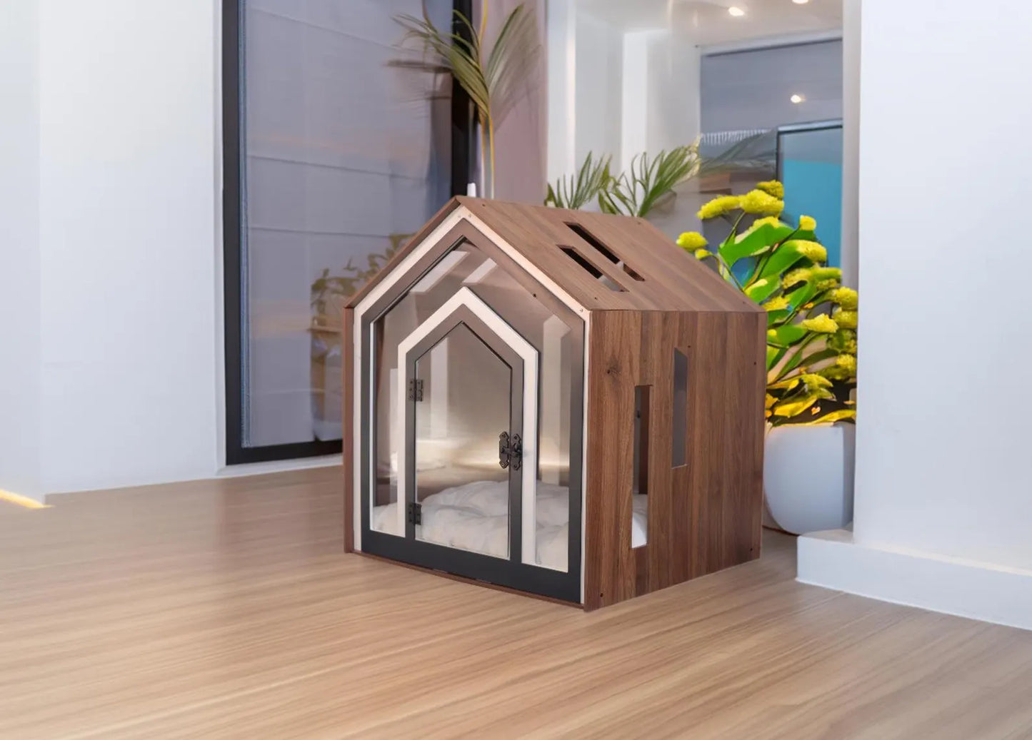 Superb Indoor Dog House, Dog Crate, Dog Crate Furniture, Indoor Modern Dog Kennel, Indoor Dog House for Big Dogs